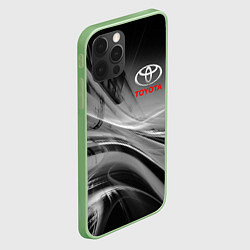 Чехол для iPhone 12 Pro TOYOTA, цвет: 3D-салатовый — фото 2