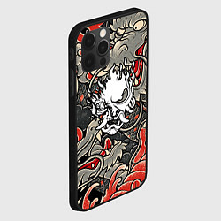 Чехол для iPhone 12 Pro CYBERPUNK2077 SAMURAI, цвет: 3D-черный — фото 2