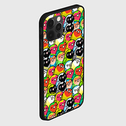 Чехол для iPhone 12 Pro Папуги, цвет: 3D-черный — фото 2