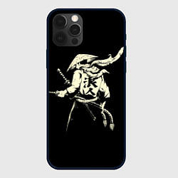 Чехол для iPhone 12 Pro Самурай Z, цвет: 3D-черный