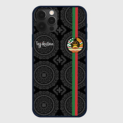 Чехол для iPhone 12 Pro Таджикистан, цвет: 3D-черный