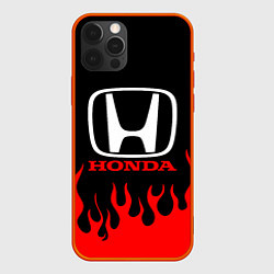 Чехол для iPhone 12 Pro HONDA, цвет: 3D-красный