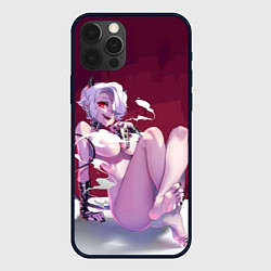 Чехол для iPhone 12 Pro ХЕЛЛТЕЙКЕР, цвет: 3D-черный