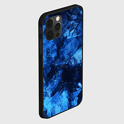 Чехол для iPhone 12 Pro Blue Abstraction, цвет: 3D-черный — фото 2