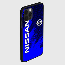 Чехол для iPhone 12 Pro NISSAN, цвет: 3D-черный — фото 2