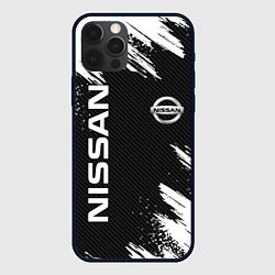 Чехол для iPhone 12 Pro NISSAN, цвет: 3D-черный