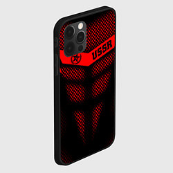 Чехол для iPhone 12 Pro Экзоскелет СССР, цвет: 3D-черный — фото 2