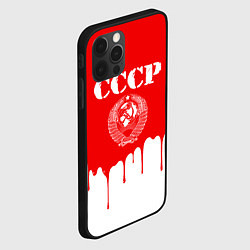 Чехол для iPhone 12 Pro СССР, цвет: 3D-черный — фото 2