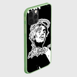 Чехол для iPhone 12 Pro Lil Peep, цвет: 3D-салатовый — фото 2