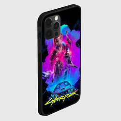 Чехол для iPhone 12 Pro Cyberpunk 2077, цвет: 3D-черный — фото 2