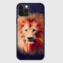 Чехол для iPhone 12 Pro Звездный Лев, цвет: 3D-черный