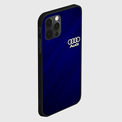 Чехол для iPhone 12 Pro AUDI, цвет: 3D-черный — фото 2