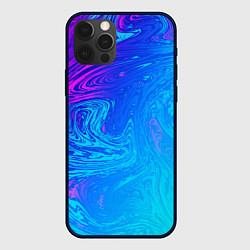 Чехол для iPhone 12 Pro BACKGROUND IN NEON, цвет: 3D-черный