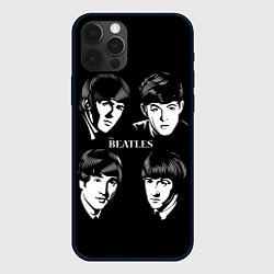 Чехол для iPhone 12 Pro THE BEATLES, цвет: 3D-черный