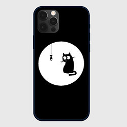 Чехол для iPhone 12 Pro Ночная охота, цвет: 3D-черный
