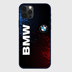 Чехол для iPhone 12 Pro BMW ТЕКСТУРА, цвет: 3D-черный