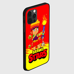 Чехол для iPhone 12 Pro Brawl StarsAmber, цвет: 3D-черный — фото 2