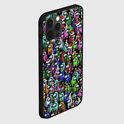 Чехол для iPhone 12 Pro Among Us С Новым Годом!, цвет: 3D-черный — фото 2