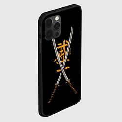 Чехол для iPhone 12 Pro 2 Katanas, цвет: 3D-черный — фото 2