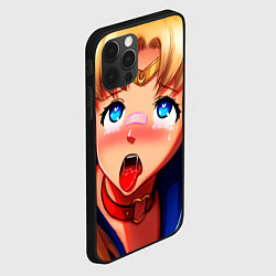 Чехол для iPhone 12 Pro SAILOR MOON AHEGAO, цвет: 3D-черный — фото 2