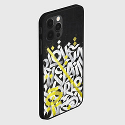 Чехол для iPhone 12 Pro GRAFFITY, цвет: 3D-черный — фото 2