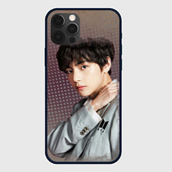 Чехол для iPhone 12 Pro BTS Ким Тэ Хён, цвет: 3D-черный