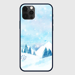 Чехол для iPhone 12 Pro Новогодняя мечта, цвет: 3D-черный