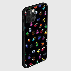 Чехол для iPhone 12 Pro Among Us, цвет: 3D-черный — фото 2