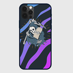 Чехол для iPhone 12 Pro Skate or die art, цвет: 3D-черный