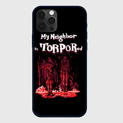 Чехол для iPhone 12 Pro Мой сосед в торпоре, цвет: 3D-черный