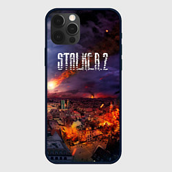 Чехол для iPhone 12 Pro Stalker 2, цвет: 3D-черный