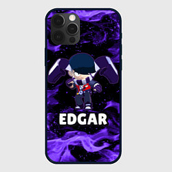 Чехол для iPhone 12 Pro BRAWL STARS EDGAR, цвет: 3D-черный