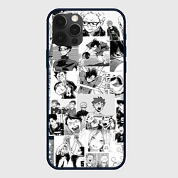 Чехол для iPhone 12 Pro Haikyu, цвет: 3D-черный