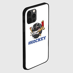 Чехол для iPhone 12 Pro Хоккей, цвет: 3D-черный — фото 2