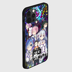 Чехол для iPhone 12 Pro Re:Zero Жизнь с нуля, цвет: 3D-черный — фото 2