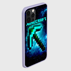 Чехол для iPhone 12 Pro Minecraft, цвет: 3D-светло-сиреневый — фото 2