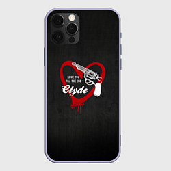 Чехол для iPhone 12 Pro Clyde, цвет: 3D-светло-сиреневый