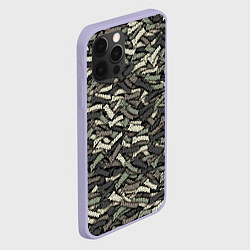 Чехол для iPhone 12 Pro Камуфляж - Димон, цвет: 3D-светло-сиреневый — фото 2