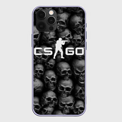 Чехол для iPhone 12 Pro CS:GO Catacombs Катакомбы, цвет: 3D-светло-сиреневый