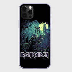 Чехол для iPhone 12 Pro IRON MAIDEN, цвет: 3D-светло-сиреневый