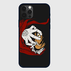 Чехол для iPhone 12 Pro Hellsing Хеллсинг, цвет: 3D-черный