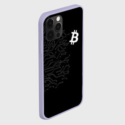 Чехол для iPhone 12 Pro БИТКОИН BITCOIN, цвет: 3D-светло-сиреневый — фото 2