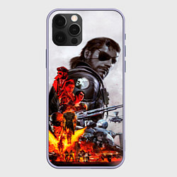 Чехол для iPhone 12 Pro Metal Gear, цвет: 3D-светло-сиреневый