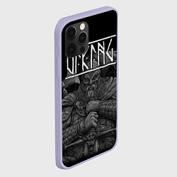 Чехол для iPhone 12 Pro Viking, цвет: 3D-светло-сиреневый — фото 2