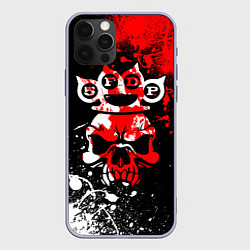 Чехол для iPhone 12 Pro Five Finger Death Punch 8, цвет: 3D-светло-сиреневый