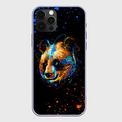 Чехол для iPhone 12 Pro КРАСОЧНАЯ ПАНДА, цвет: 3D-светло-сиреневый