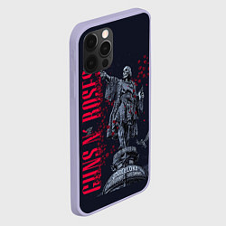 Чехол для iPhone 12 Pro GUNS-N-ROSES, цвет: 3D-светло-сиреневый — фото 2