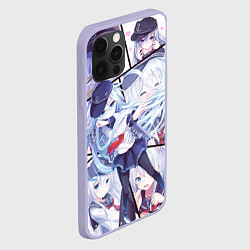 Чехол для iPhone 12 Pro Kantai Collection: Hibiki, цвет: 3D-светло-сиреневый — фото 2