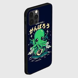 Чехол для iPhone 12 Pro Cthulhu Good Luck, цвет: 3D-черный — фото 2