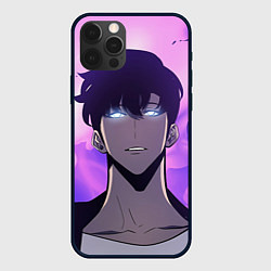 Чехол для iPhone 12 Pro Поднятие уровня в одиночку, цвет: 3D-черный